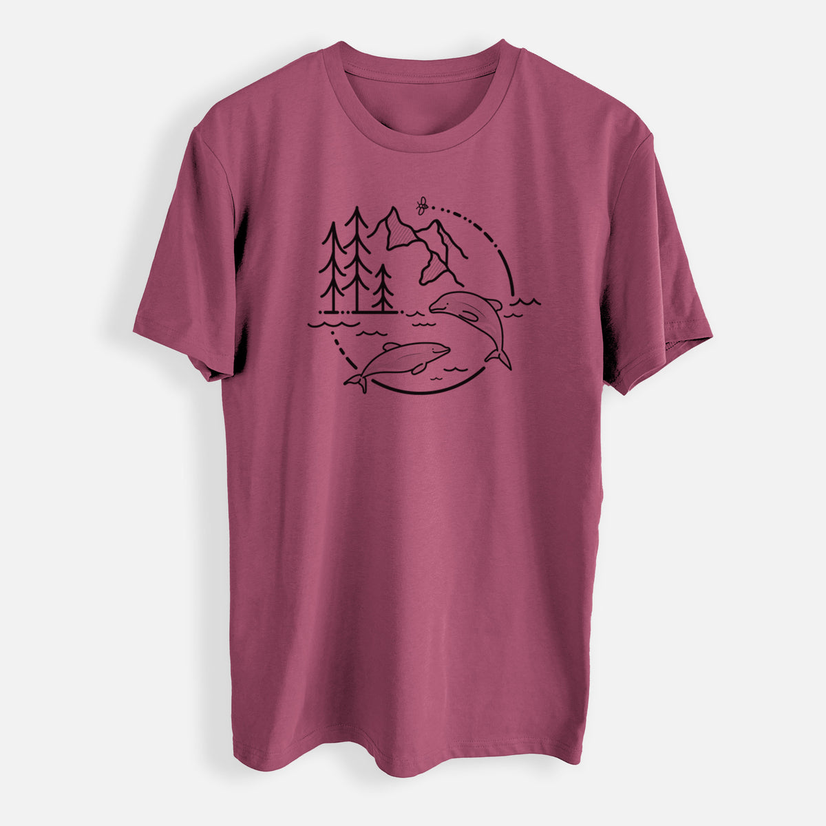 It&#39;s All Connected - Maui Dolphins - Mens Everyday Staple Tee