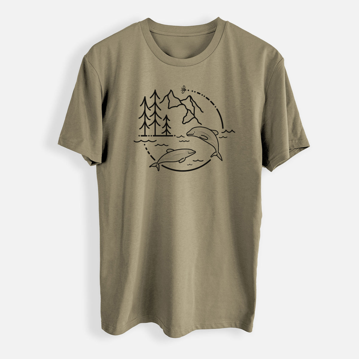 It&#39;s All Connected - Maui Dolphins - Mens Everyday Staple Tee