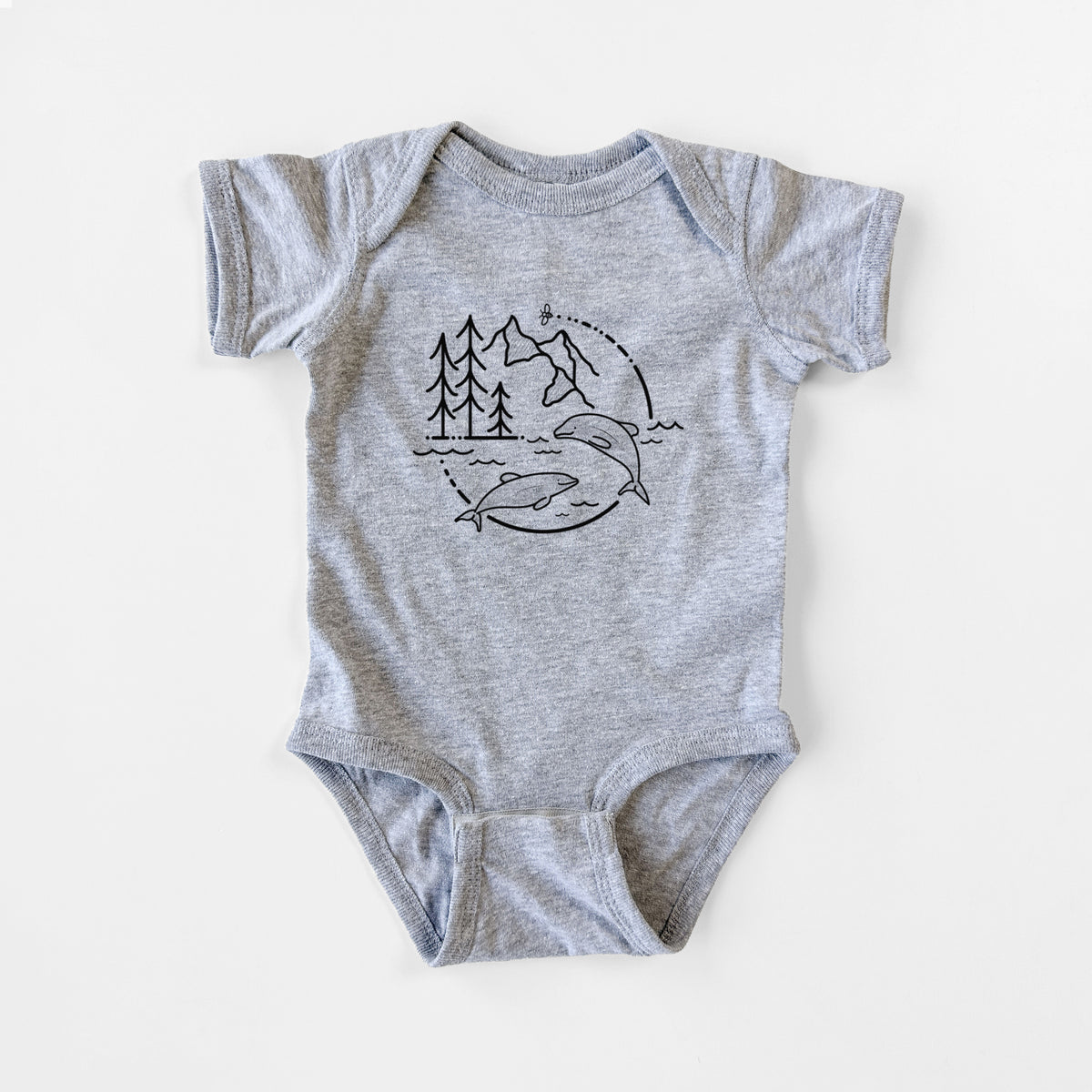 It's All Connected - Maui Dolphins - Baby Fine Jersey Bodysuit
