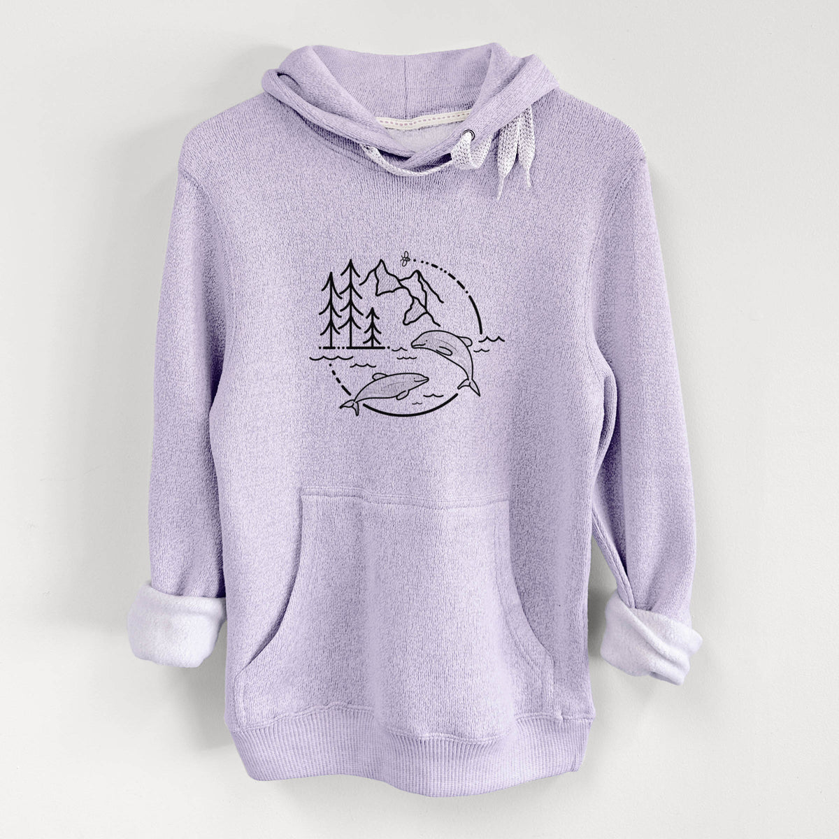 It&#39;s All Connected - Maui Dolphins - Knit Hoodie