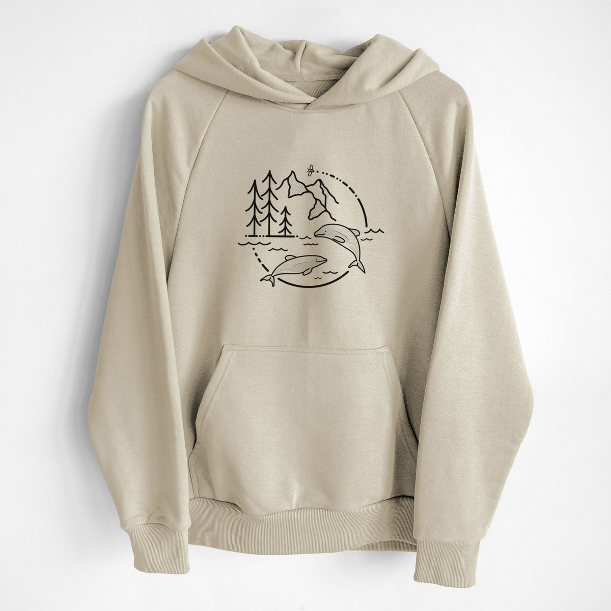 It&#39;s All Connected - Maui Dolphins - UltraLuxe Heavyweight French Terry Hoodie