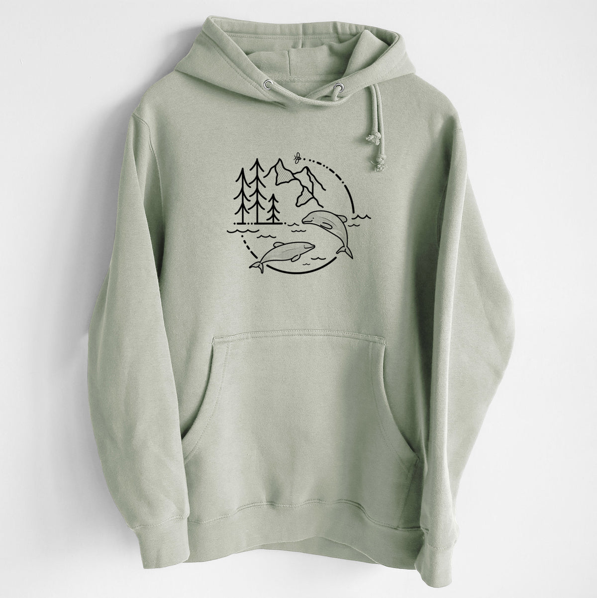 It's All Connected - Maui Dolphins - Heavyweight Fleece Hoodie