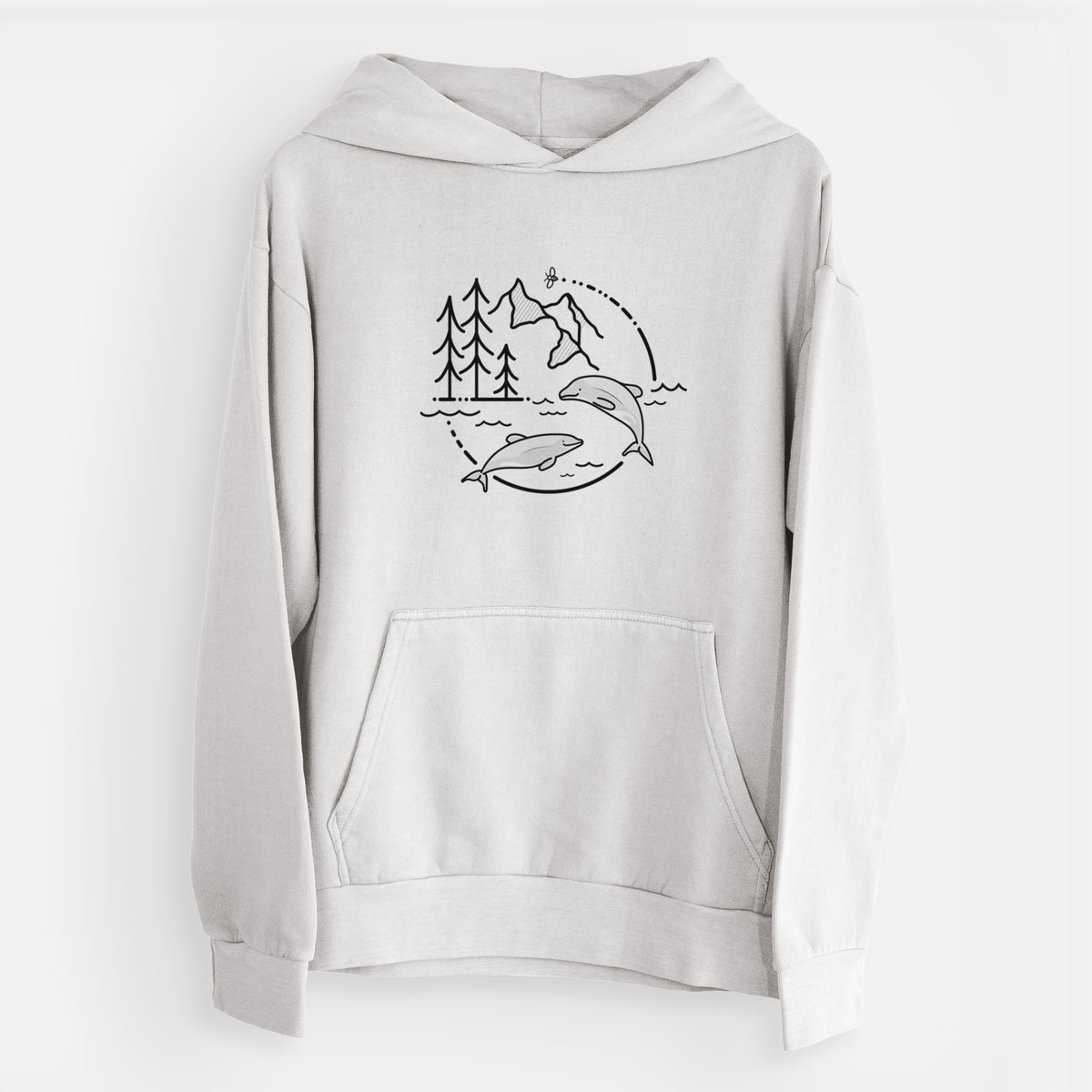 It&#39;s All Connected - Maui Dolphins  - Urban Heavyweight Hoodie