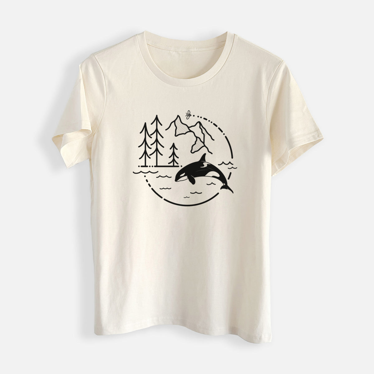 It&#39;s All Connected - Orca - Womens Everyday Maple Tee
