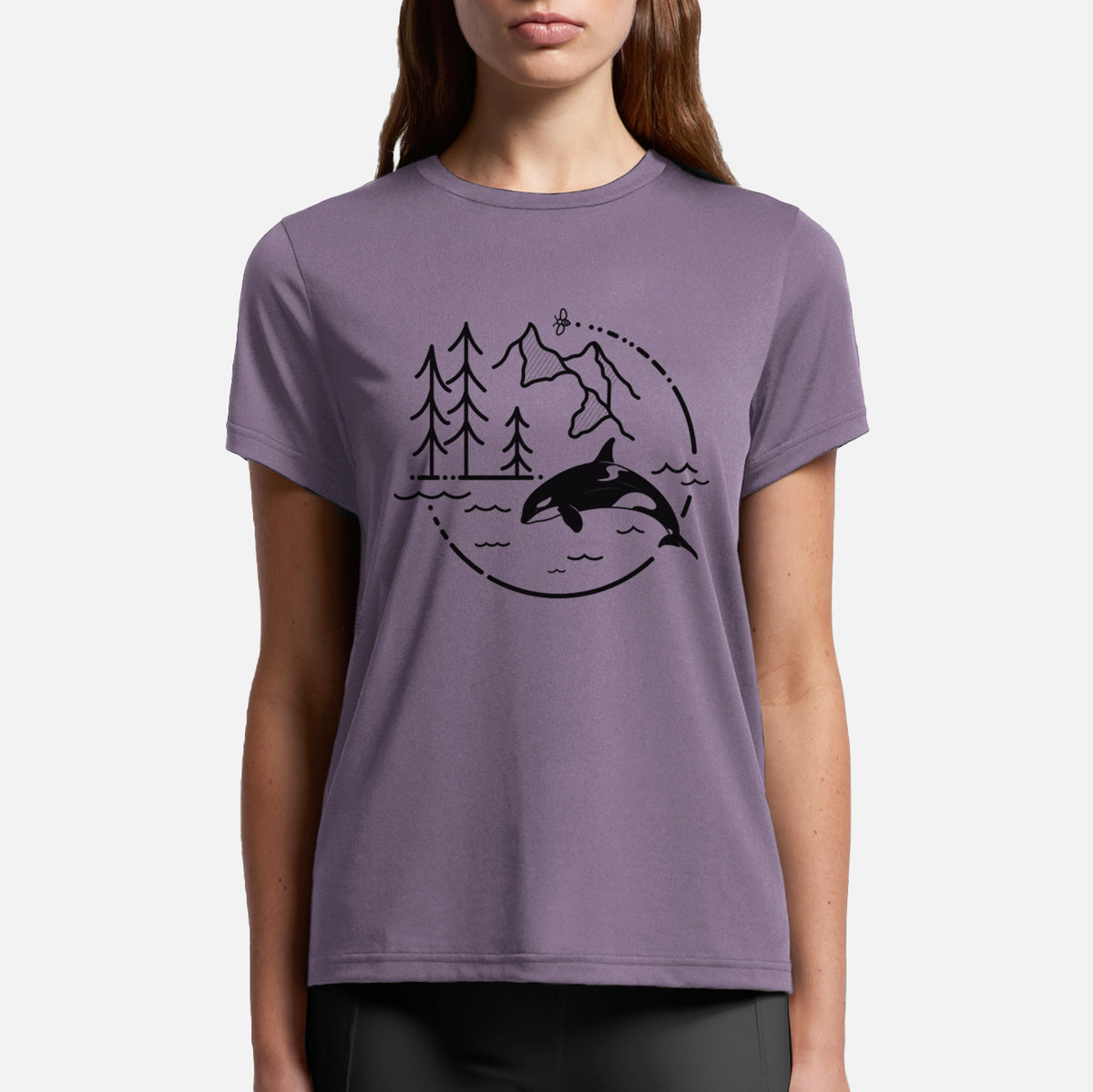 It&#39;s All Connected - Orca - Womens Everyday Maple Tee