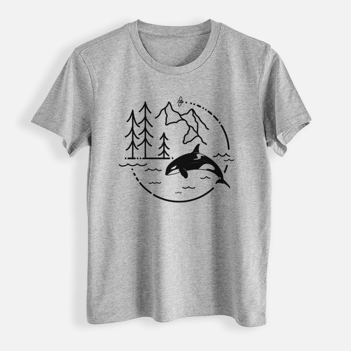 It&#39;s All Connected - Orca - Womens Everyday Maple Tee