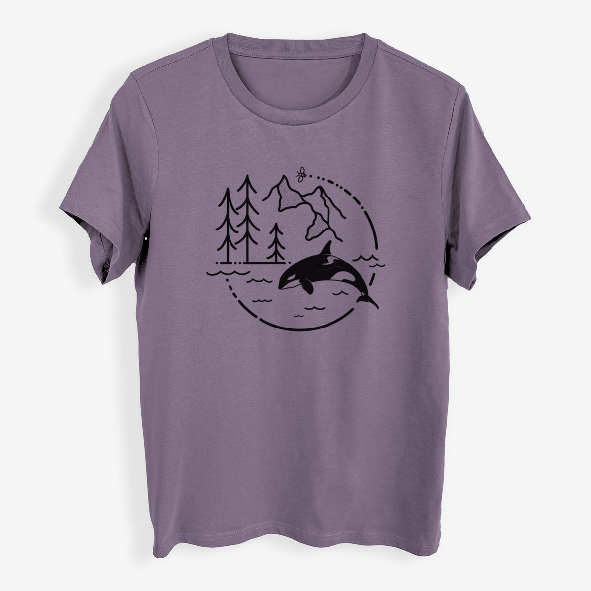 It&#39;s All Connected - Orca - Womens Everyday Maple Tee