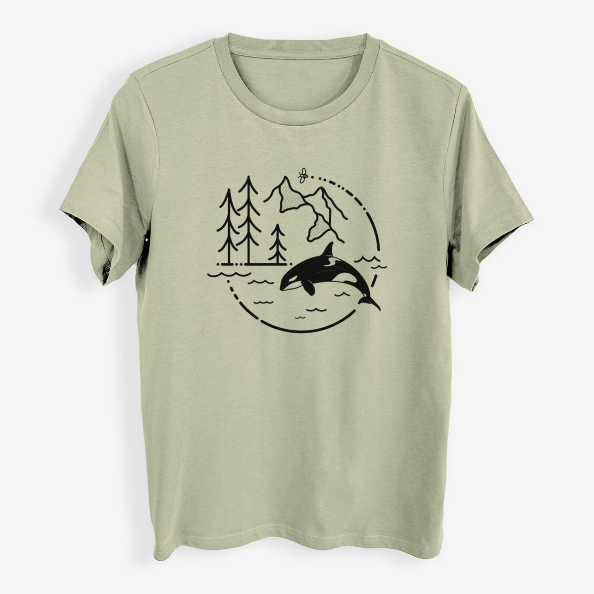 It&#39;s All Connected - Orca - Womens Everyday Maple Tee