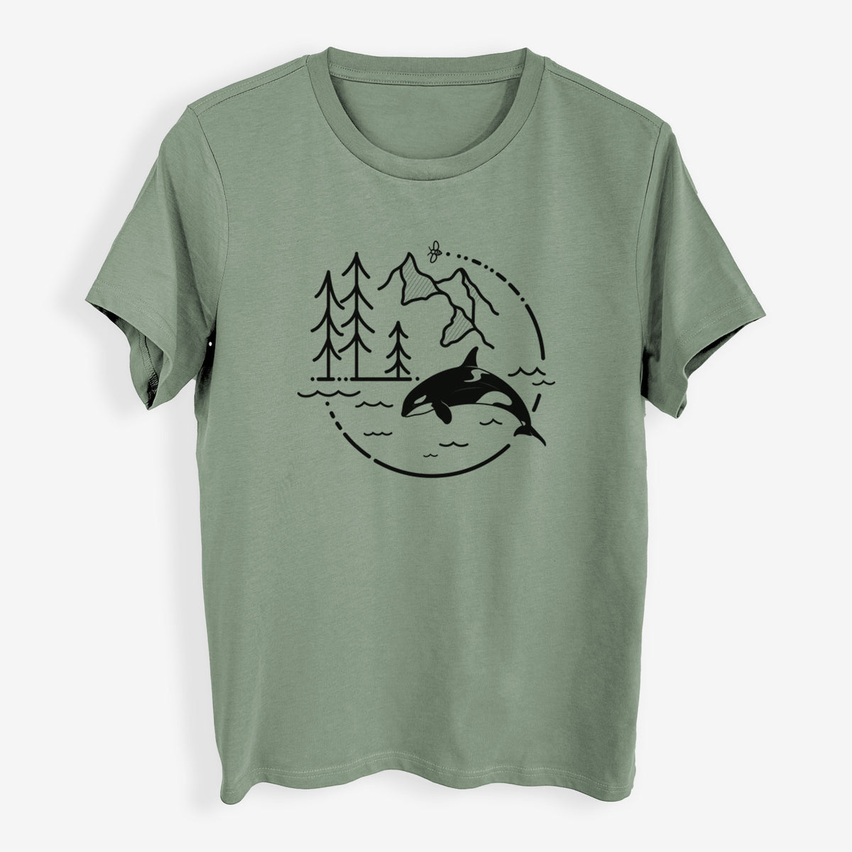 It&#39;s All Connected - Orca - Womens Everyday Maple Tee