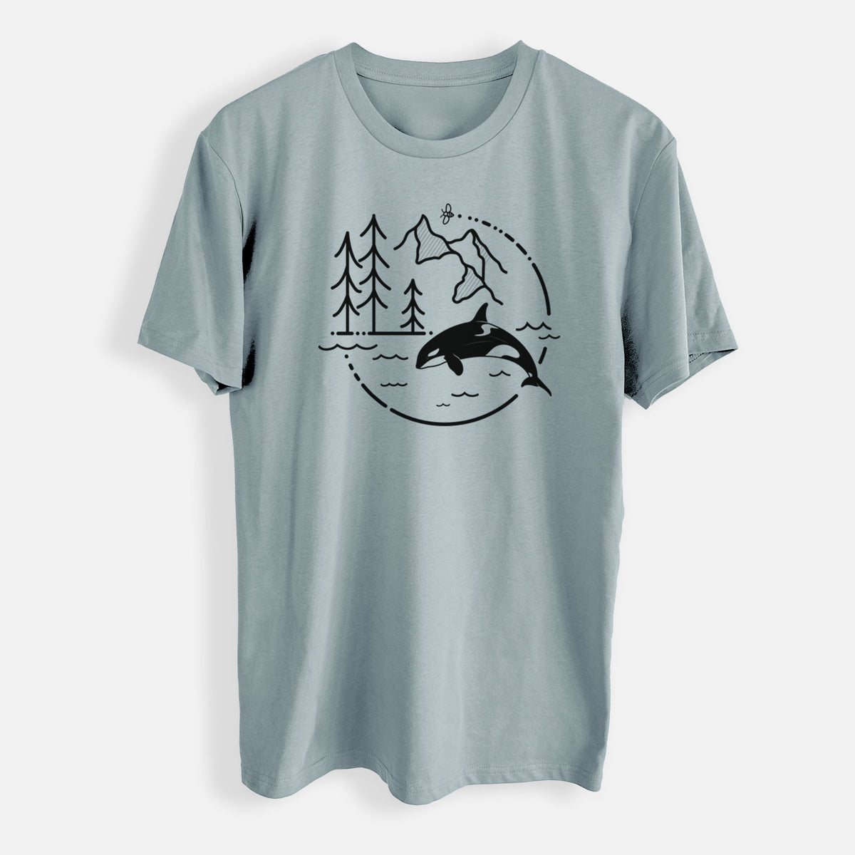 It&#39;s All Connected - Orca - Mens Everyday Staple Tee