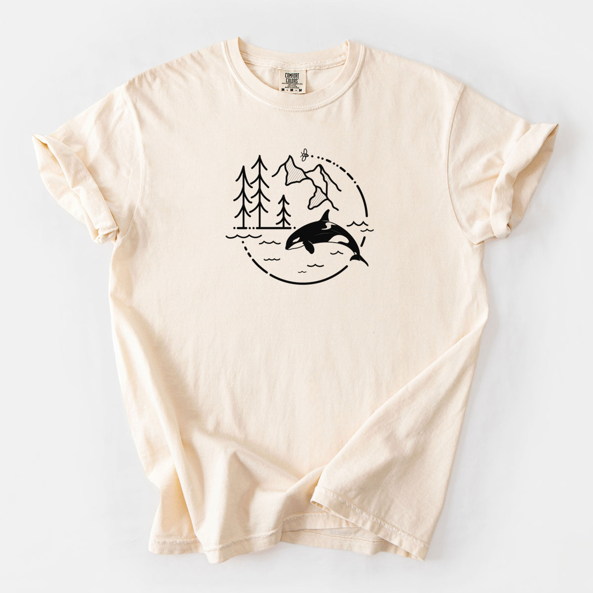 It's All Connected - Orca - Unisex Comfort Colors Garment-Dyed Heavyweight T-shirt
