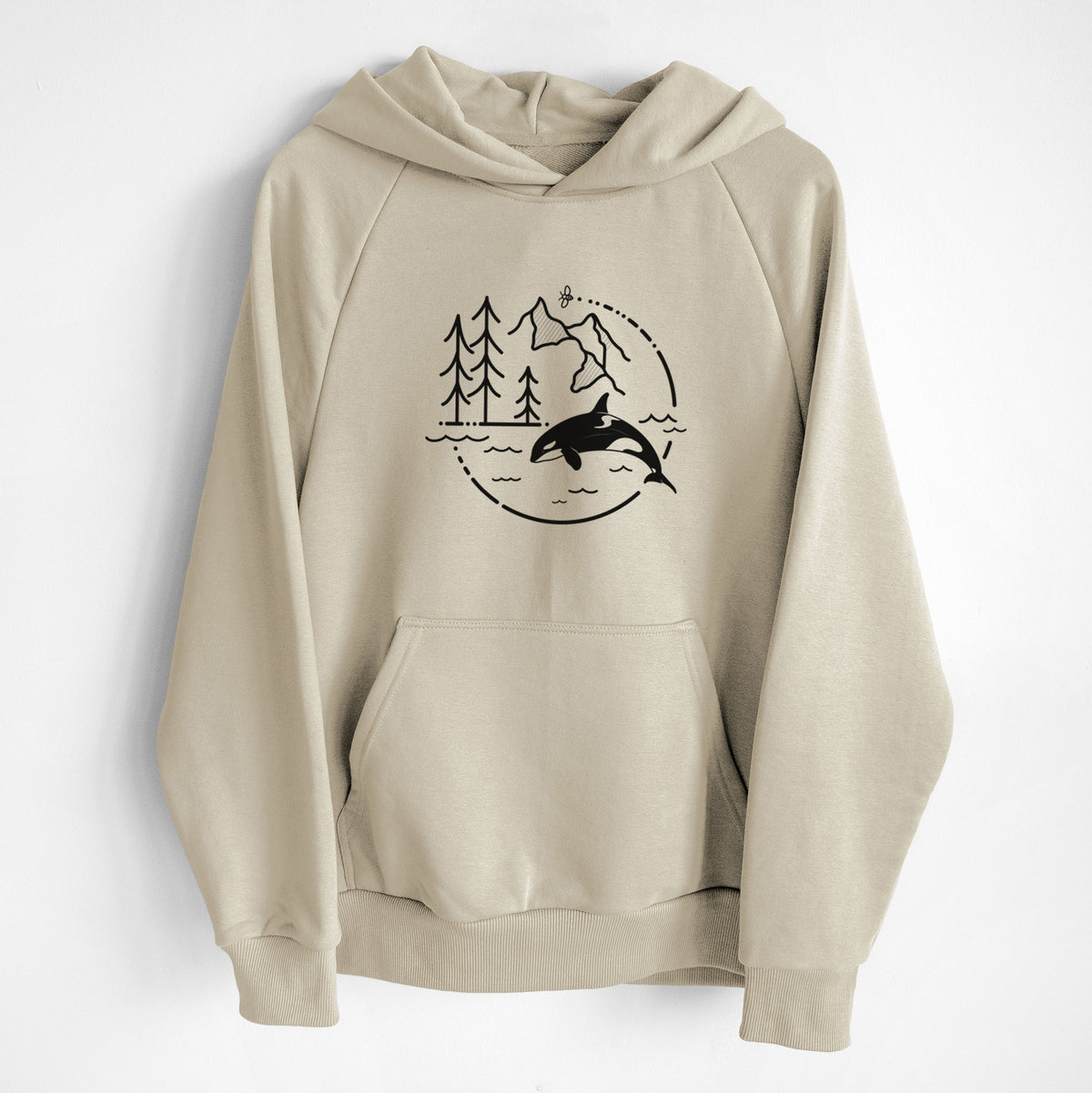 It&#39;s All Connected - Orca - UltraLuxe Heavyweight French Terry Hoodie