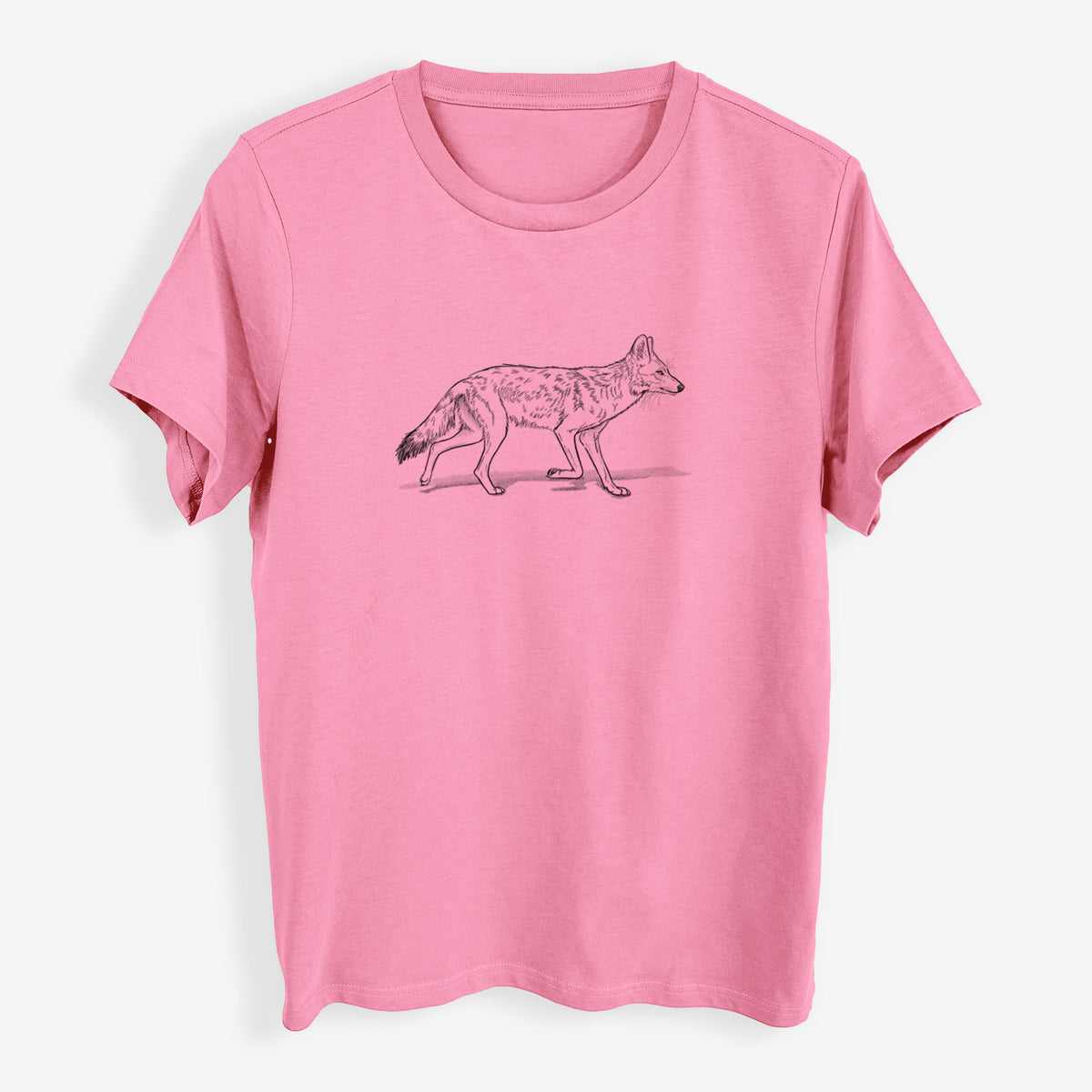 Coyote - Canis latrans - Womens Everyday Maple Tee