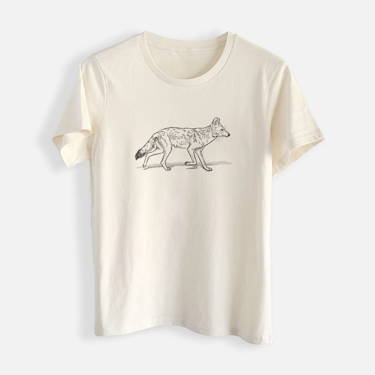 Coyote - Canis latrans - Womens Everyday Maple Tee