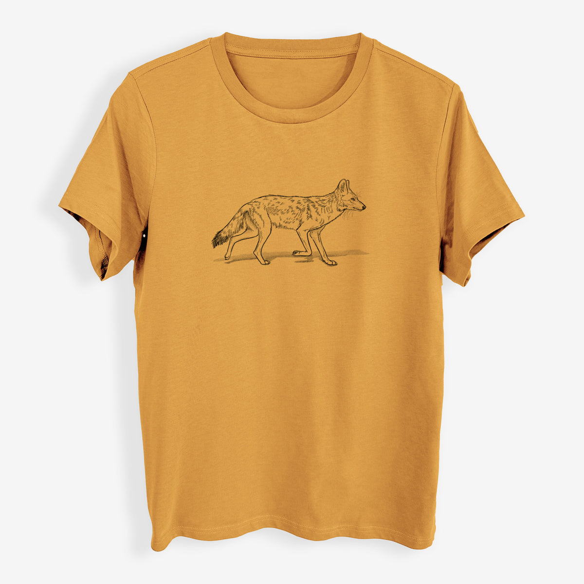 Coyote - Canis latrans - Womens Everyday Maple Tee