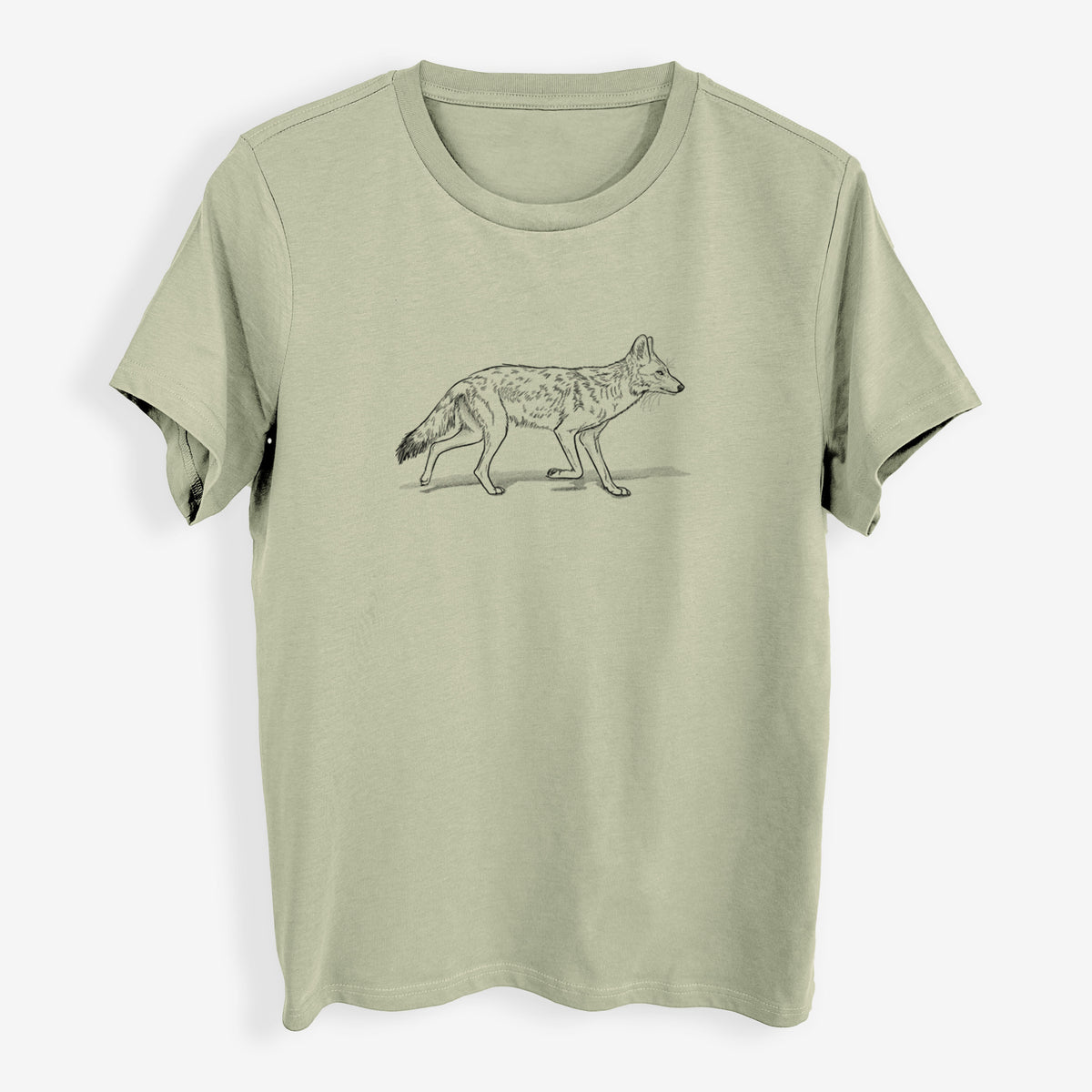 Coyote - Canis latrans - Womens Everyday Maple Tee