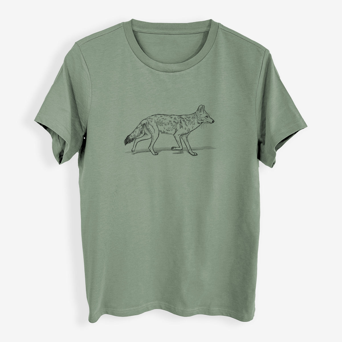 Coyote - Canis latrans - Womens Everyday Maple Tee