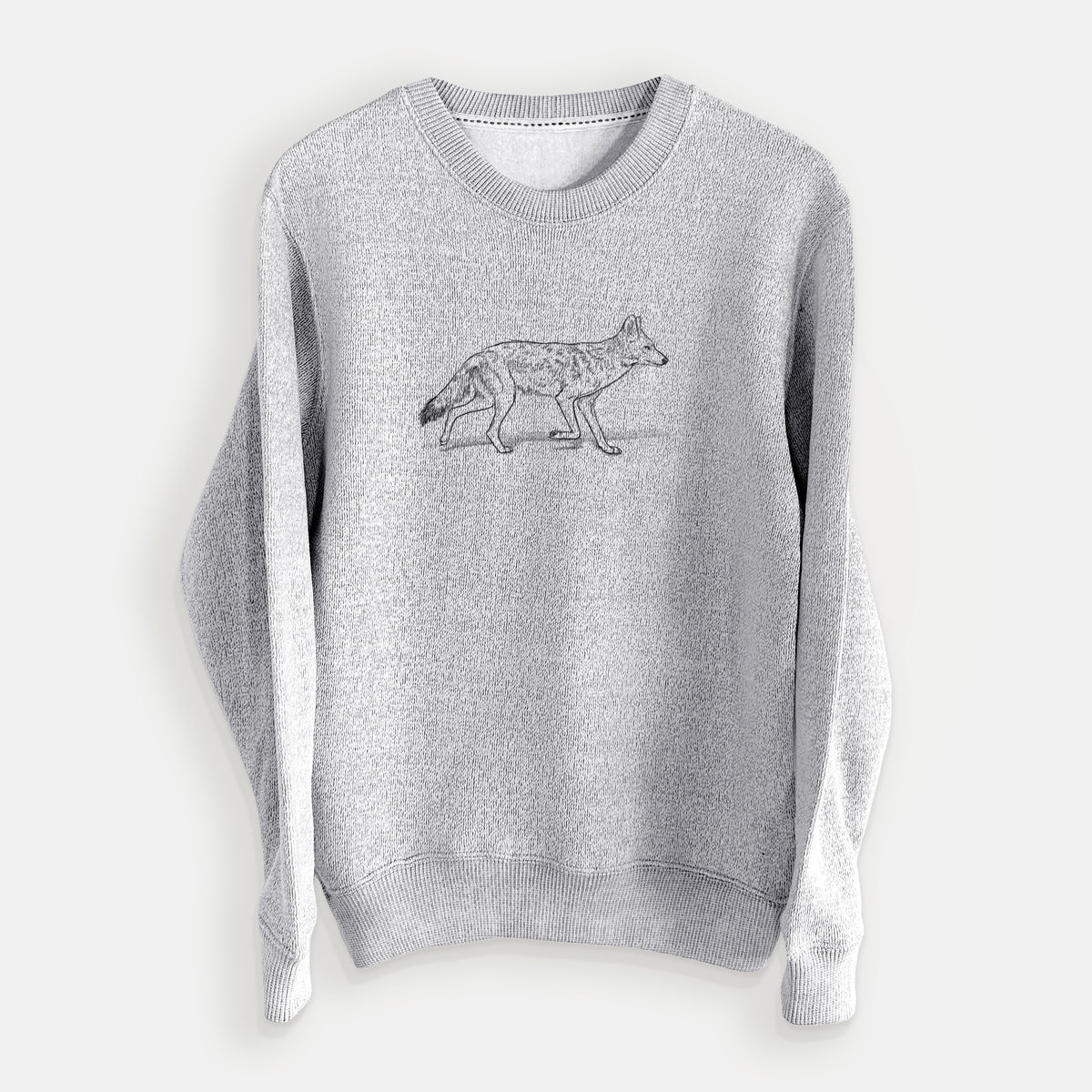 Coyote - Canis latrans - Knit Sweatshirt