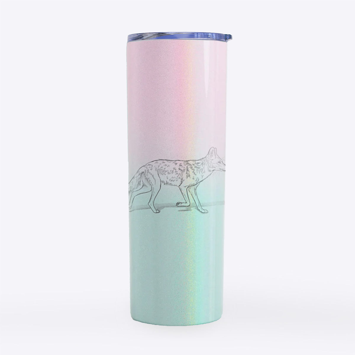 Coyote - Canis latrans - 20oz Skinny Tumbler