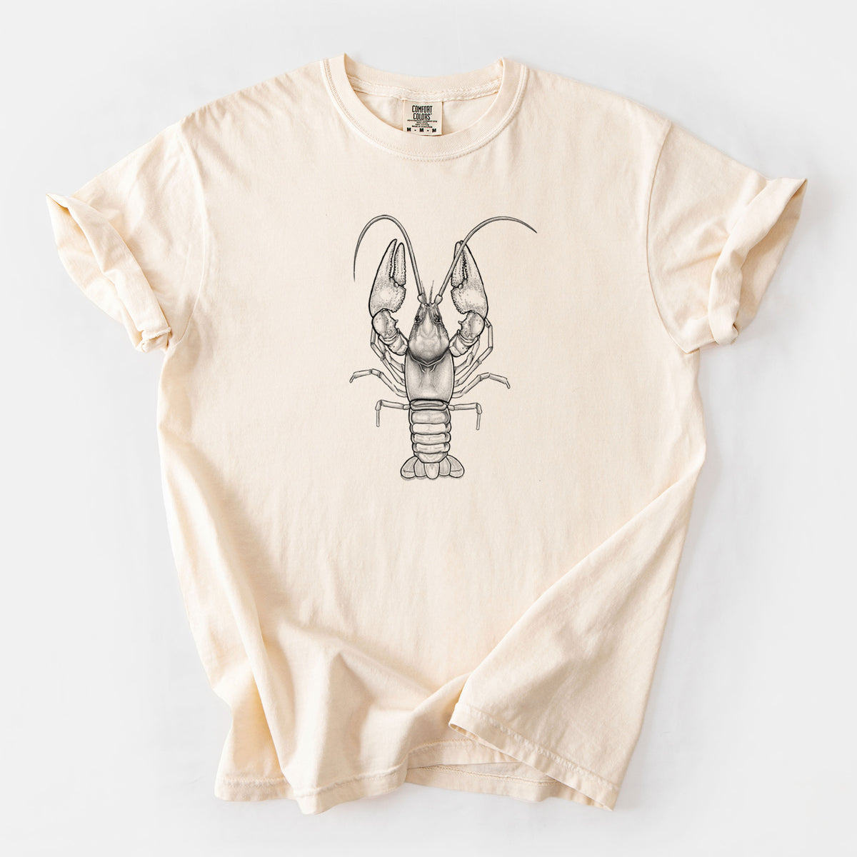 Guyandotte River Crayfish - Cambarus veteranus - Unisex Comfort Colors Garment-Dyed Heavyweight T-shirt