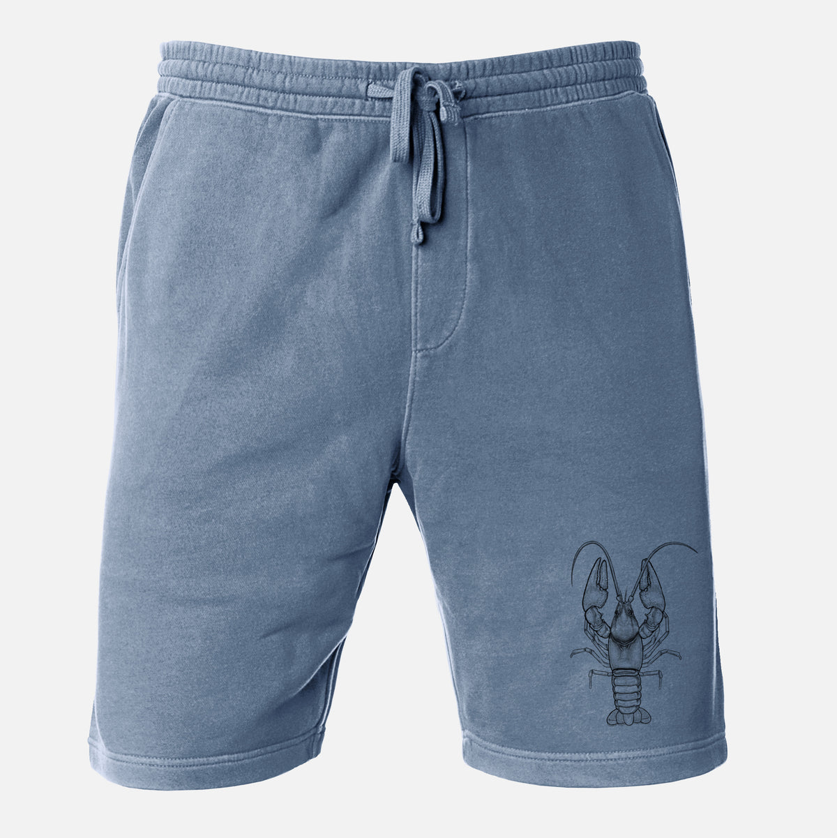 Guyandotte River Crayfish - Cambarus veteranus - Unisex Pigment Dyed Shorts