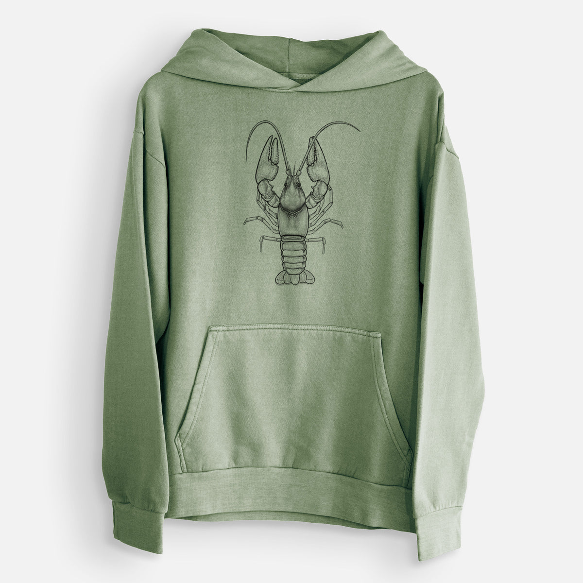 Guyandotte River Crayfish - Cambarus veteranus  - Urban Heavyweight Hoodie