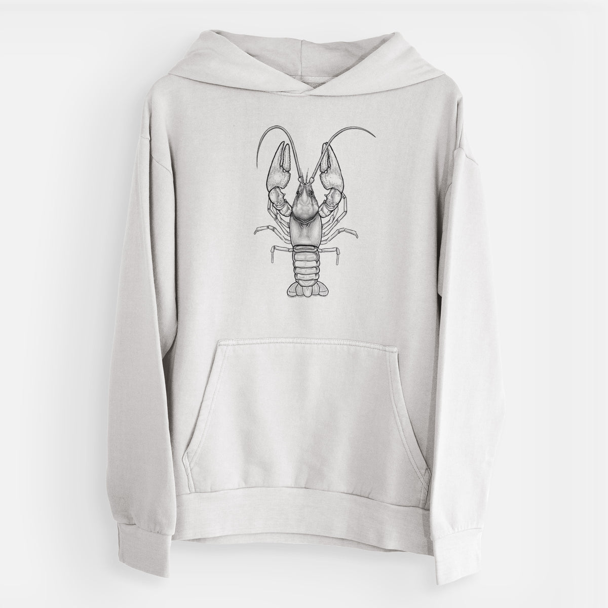 Guyandotte River Crayfish - Cambarus veteranus  - Urban Heavyweight Hoodie