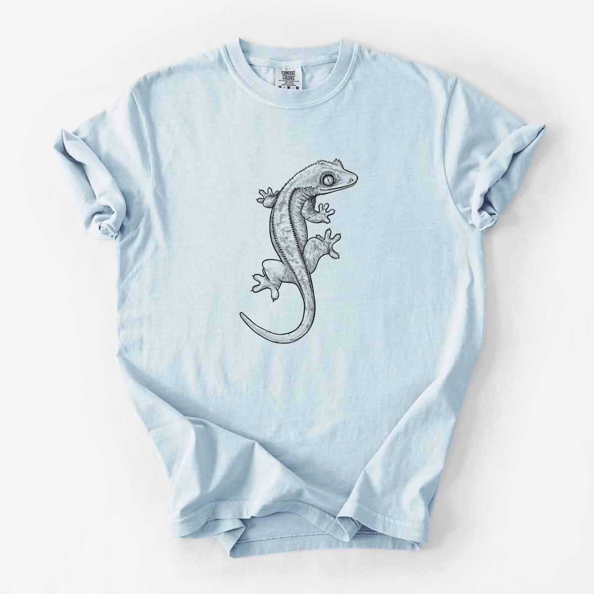 Crested Gecko - Correlophus ciliatus - Unisex Comfort Colors Garment-Dyed Heavyweight T-shirt