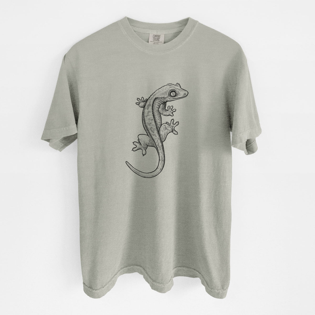 Crested Gecko - Correlophus ciliatus - Unisex Comfort Colors Garment-Dyed Heavyweight T-shirt