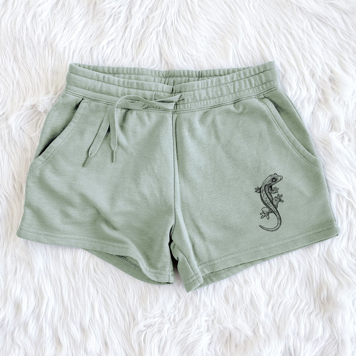 Crested Gecko - Correlophus ciliatus - Women's Cali Wave Shorts