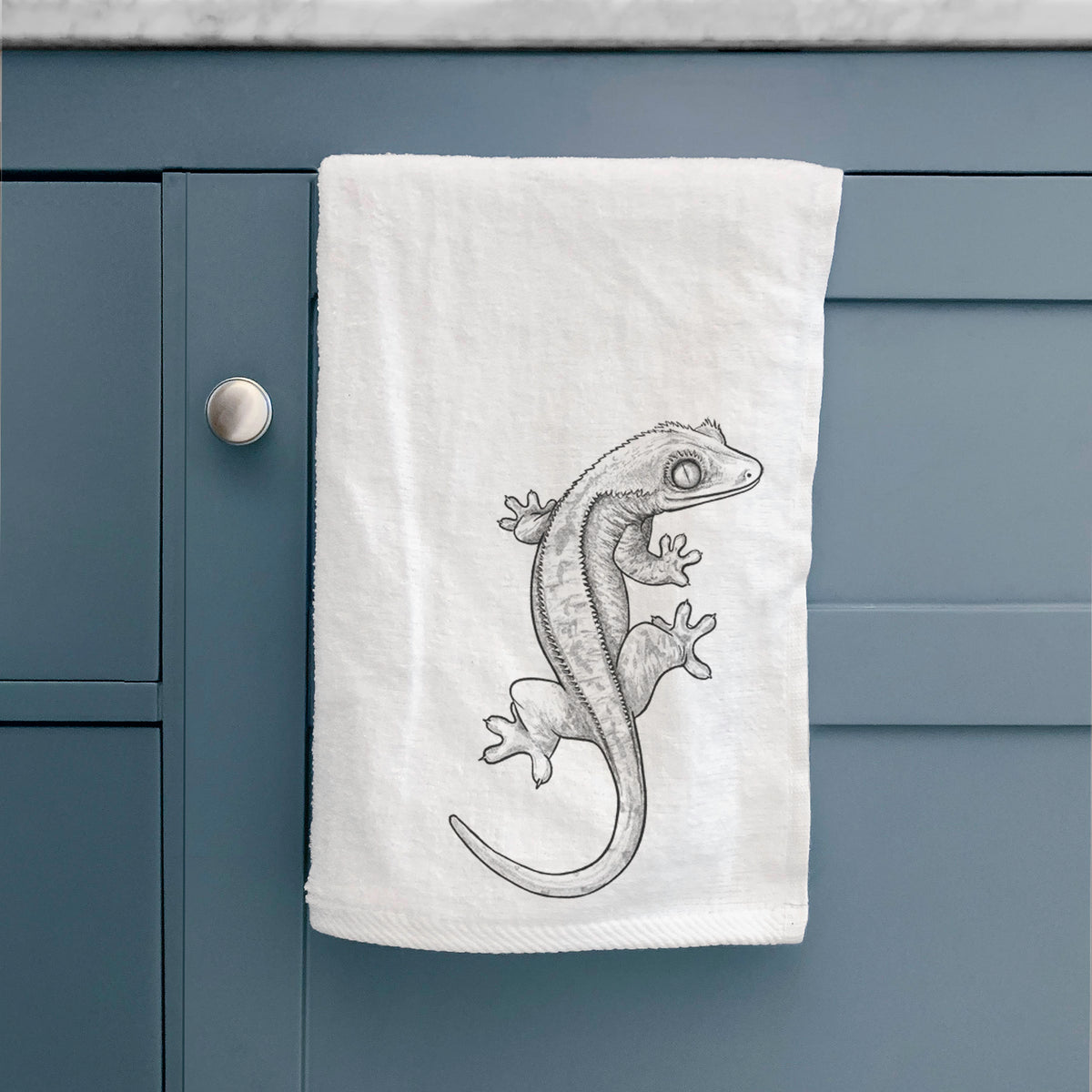 Crested Gecko - Correlophus ciliatus Premium Decorative Hand Towel