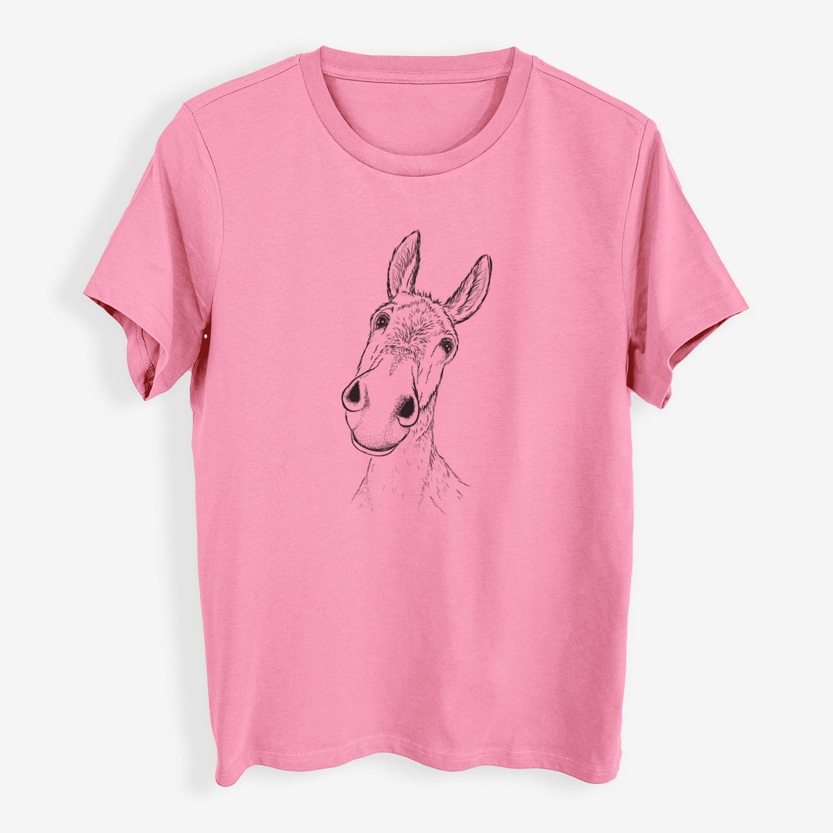 Curious Donkey - Womens Everyday Maple Tee