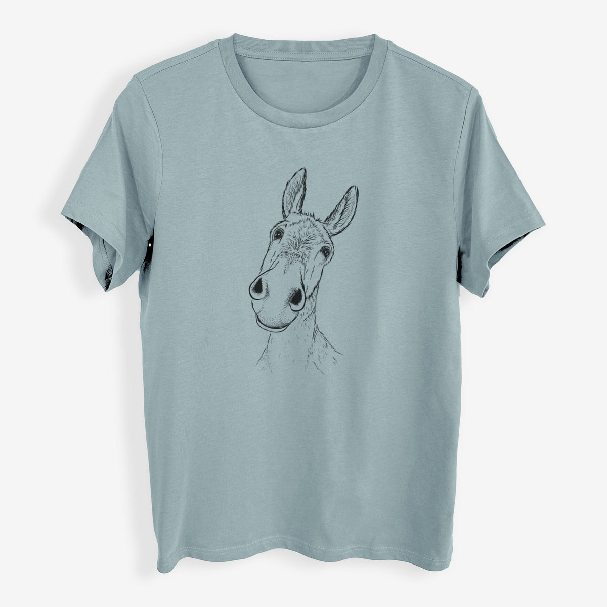 Curious Donkey - Womens Everyday Maple Tee