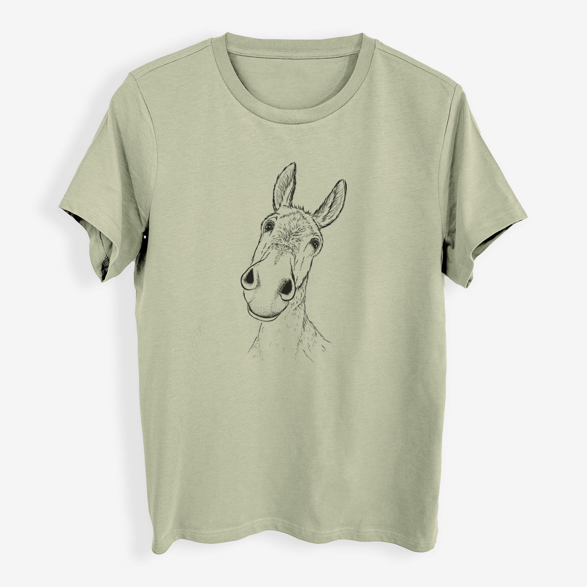 Curious Donkey - Womens Everyday Maple Tee