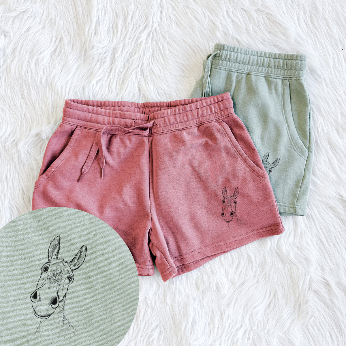 Curious Donkey - Women&#39;s Cali Wave Shorts