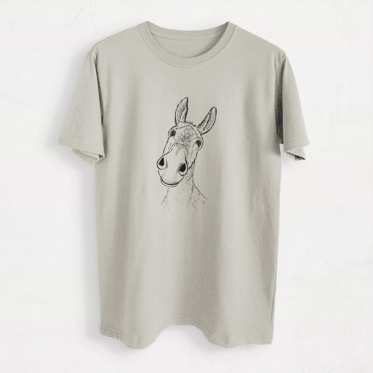 Curious Donkey - Heavyweight Men&#39;s 100% Organic Cotton Tee