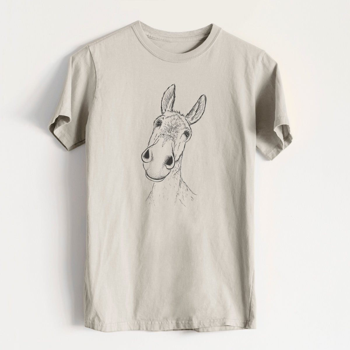 Curious Donkey - Heavyweight Men&#39;s 100% Organic Cotton Tee