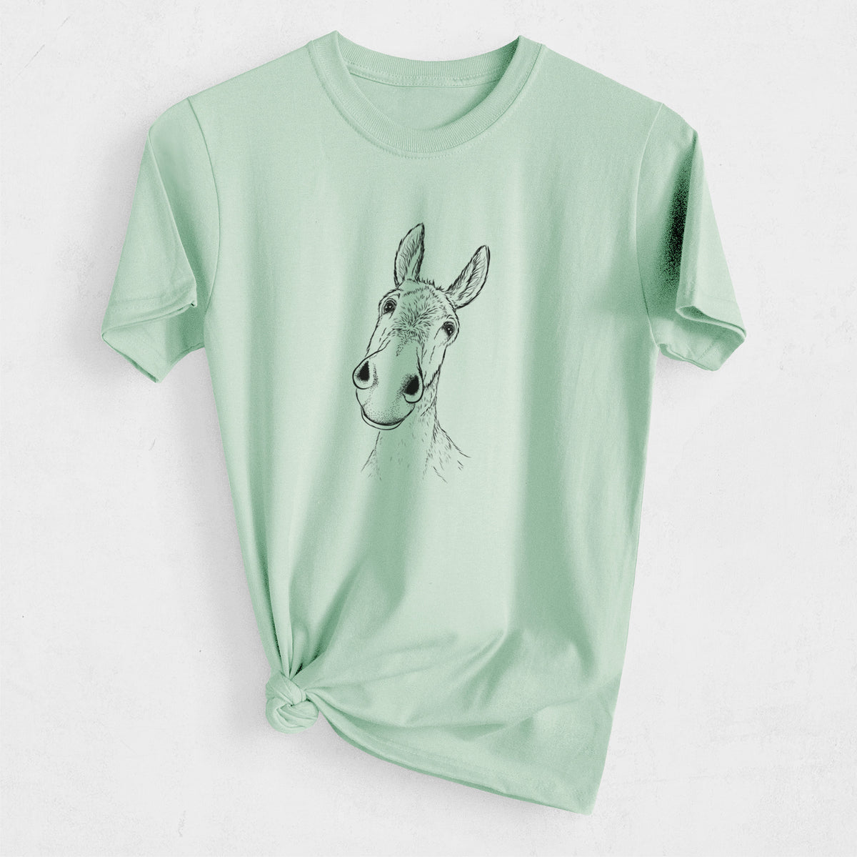 Curious Donkey - Heavyweight Men&#39;s 100% Organic Cotton Tee