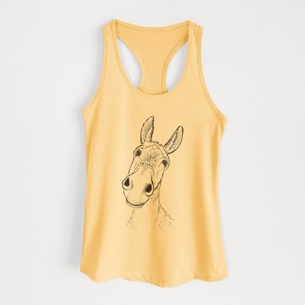 Curious Donkey - Women&#39;s Racerback Tanktop