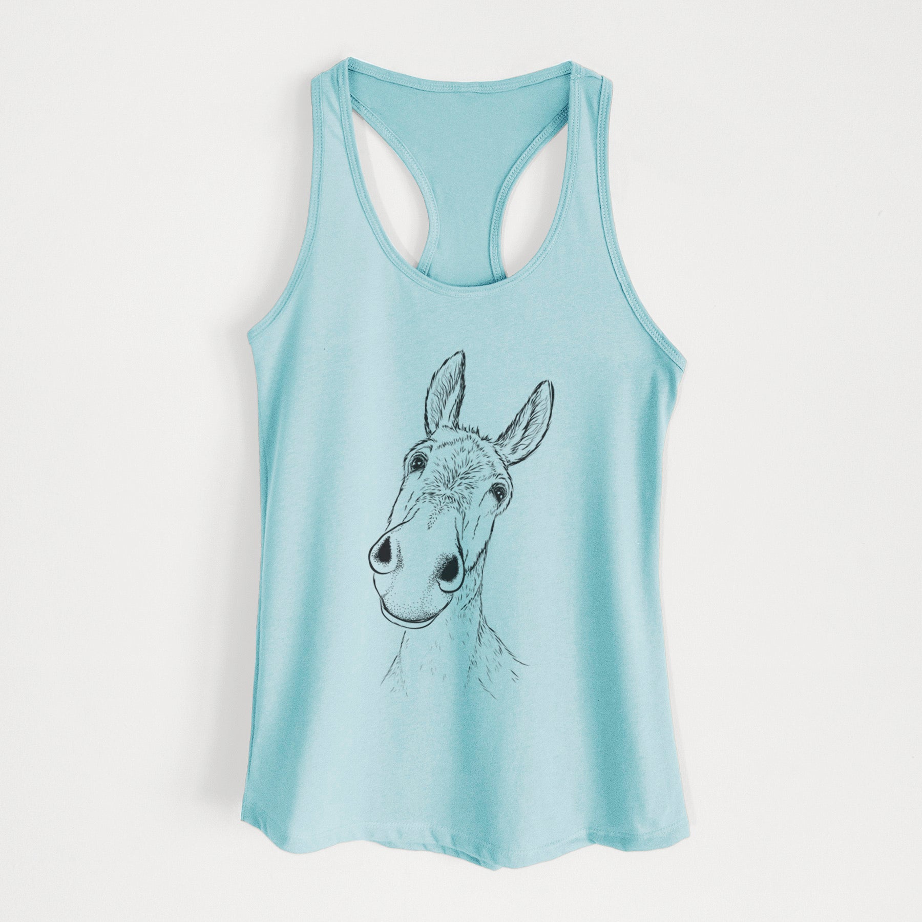 Curious Donkey - Women's Racerback Tanktop