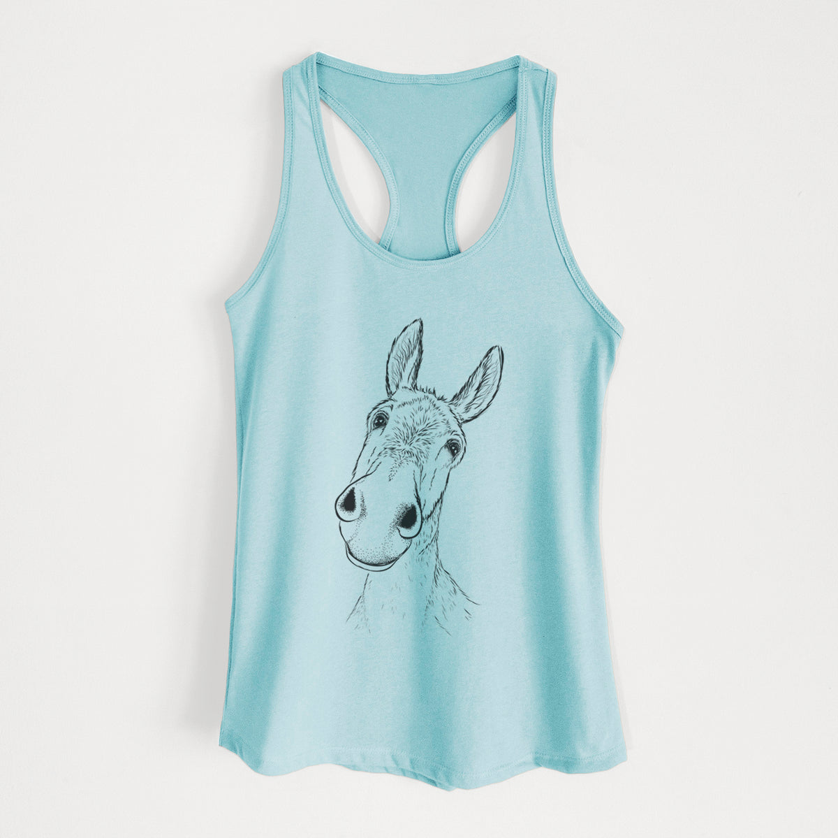 Curious Donkey - Women&#39;s Racerback Tanktop