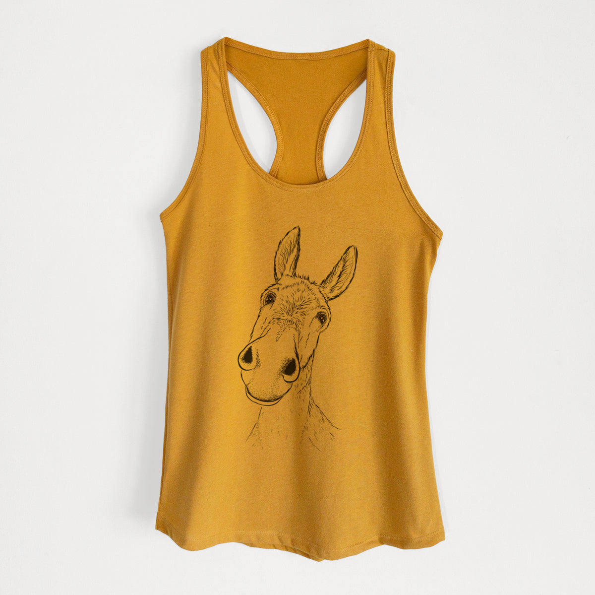 Curious Donkey - Women&#39;s Racerback Tanktop