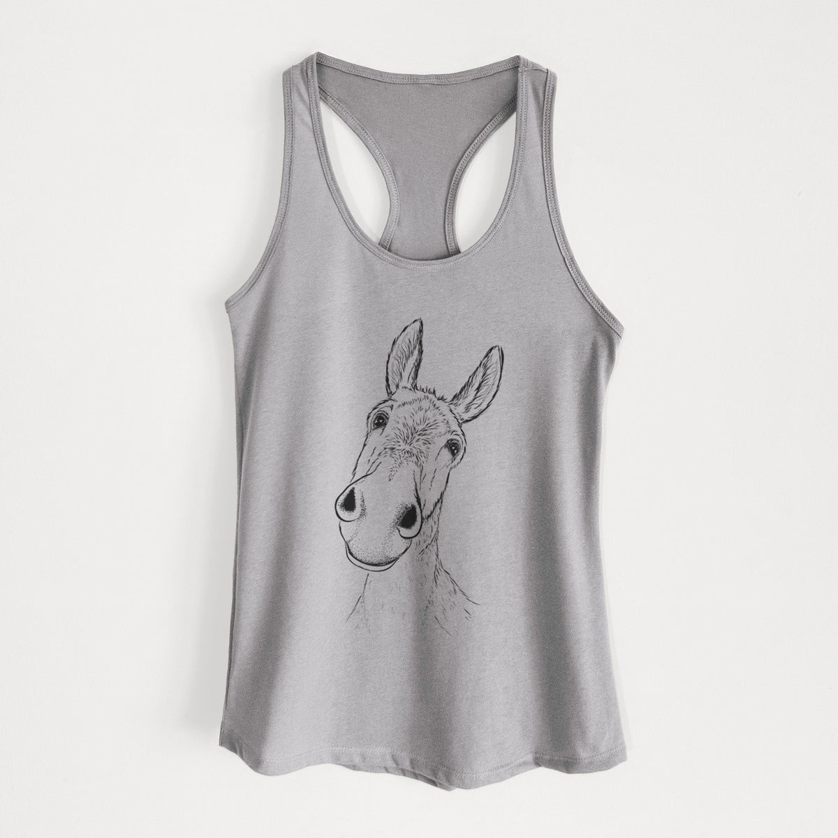 Curious Donkey - Women&#39;s Racerback Tanktop