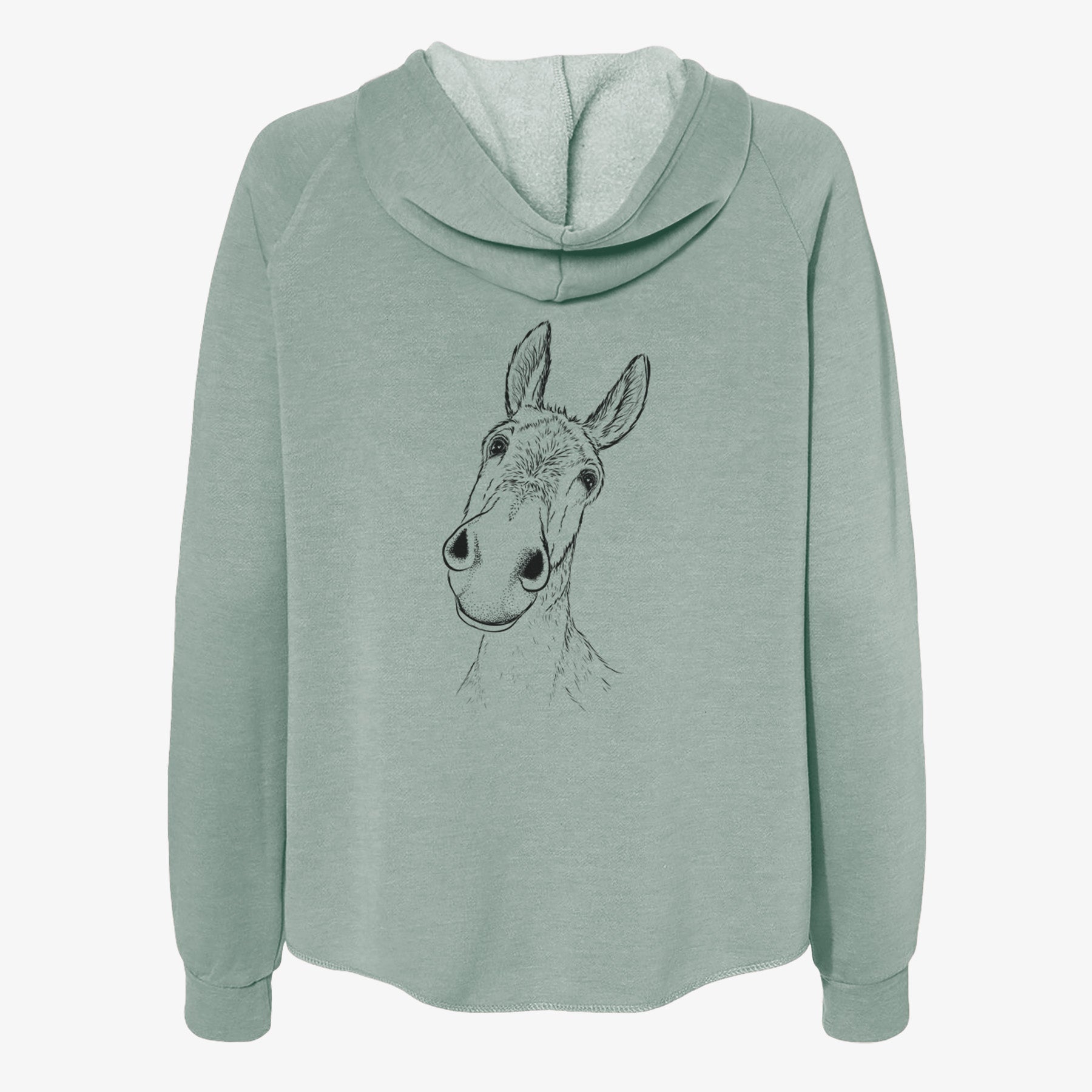 Curious Donkey - Women's Cali Wave Zip-Up Sweatshirt