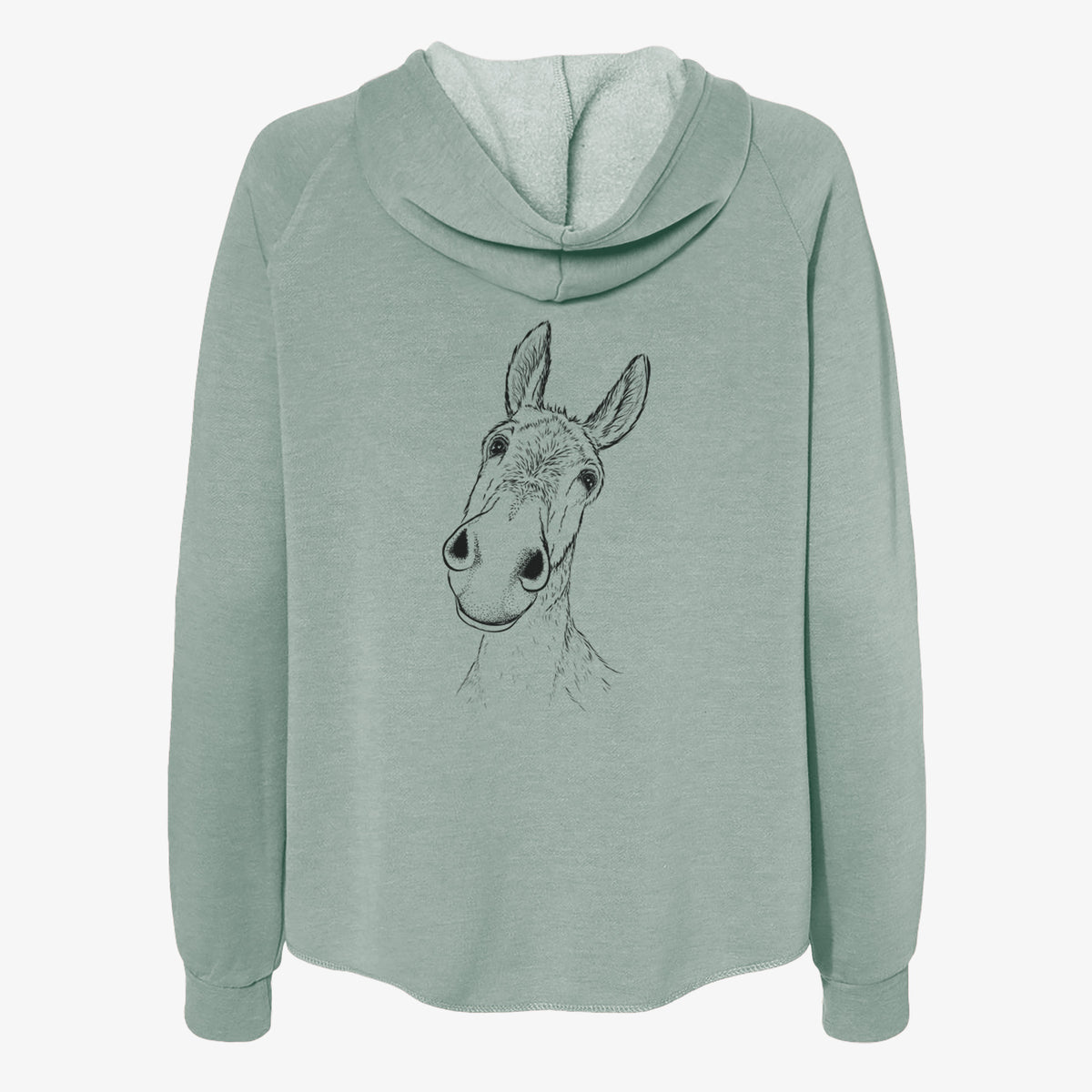 Curious Donkey - Women's Cali Wave Zip-Up Sweatshirt