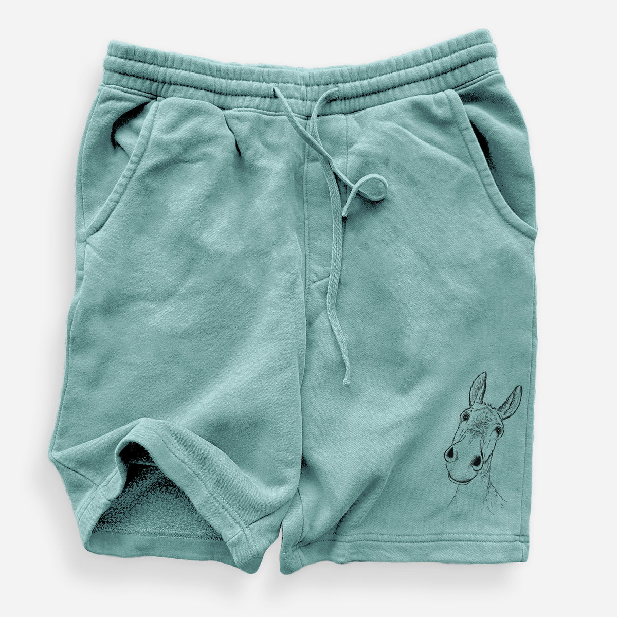 Curious Donkey - Unisex Pigment Dyed Shorts
