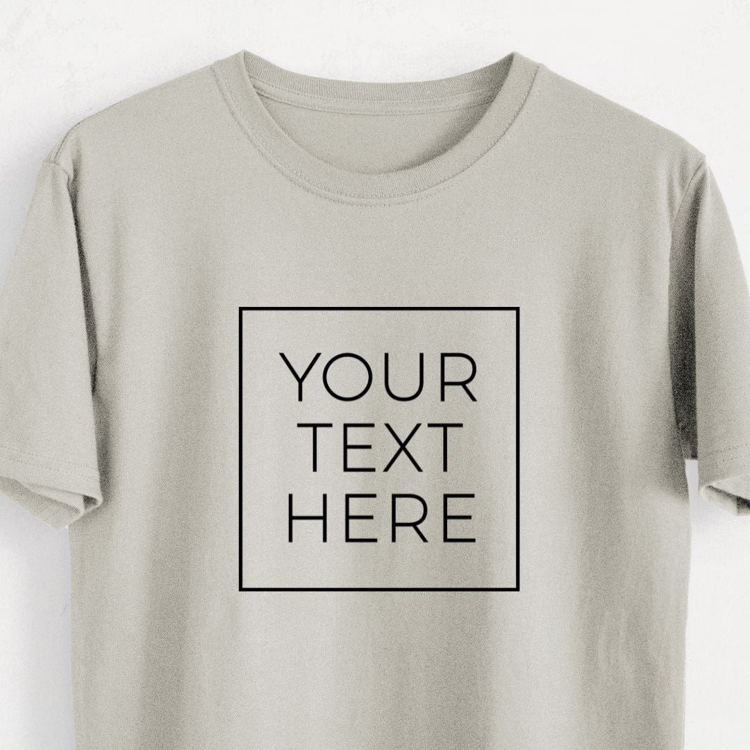 Custom Create Your Own Boxed Design - Heavyweight 100% Organic Cotton Unisex Crewneck