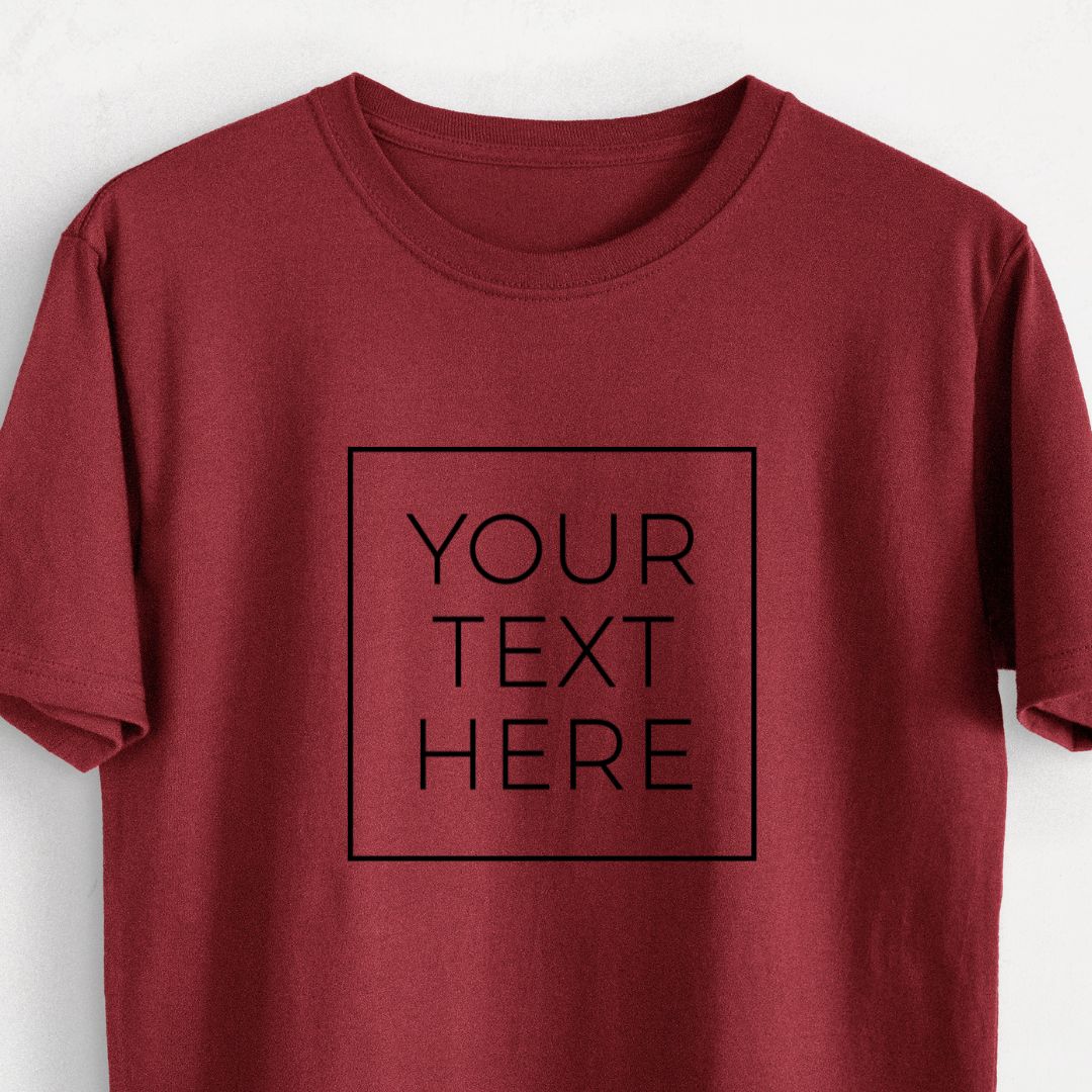 Custom Create Your Own Boxed Design - Heavyweight 100% Organic Cotton Unisex Crewneck