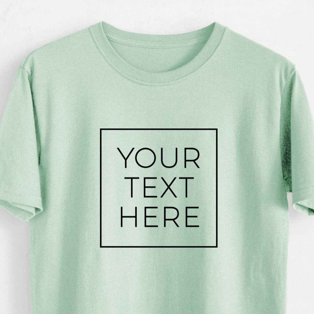 Custom Create Your Own Boxed Design - Heavyweight 100% Organic Cotton Unisex Crewneck
