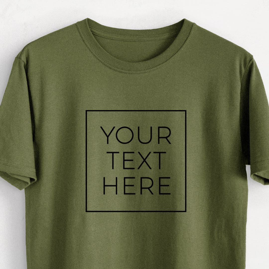 Custom Create Your Own Boxed Design - Heavyweight 100% Organic Cotton Unisex Crewneck